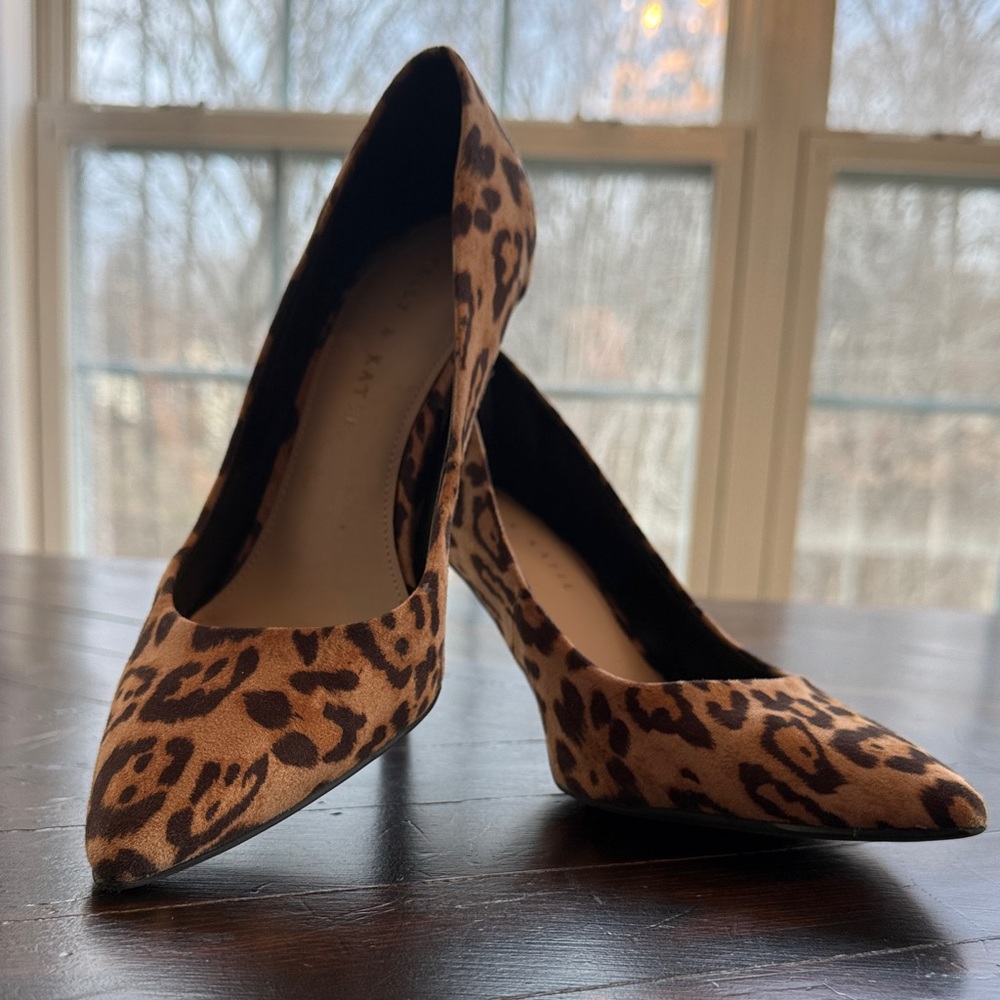 Kelly & Katie Leopard Print Women's Heels